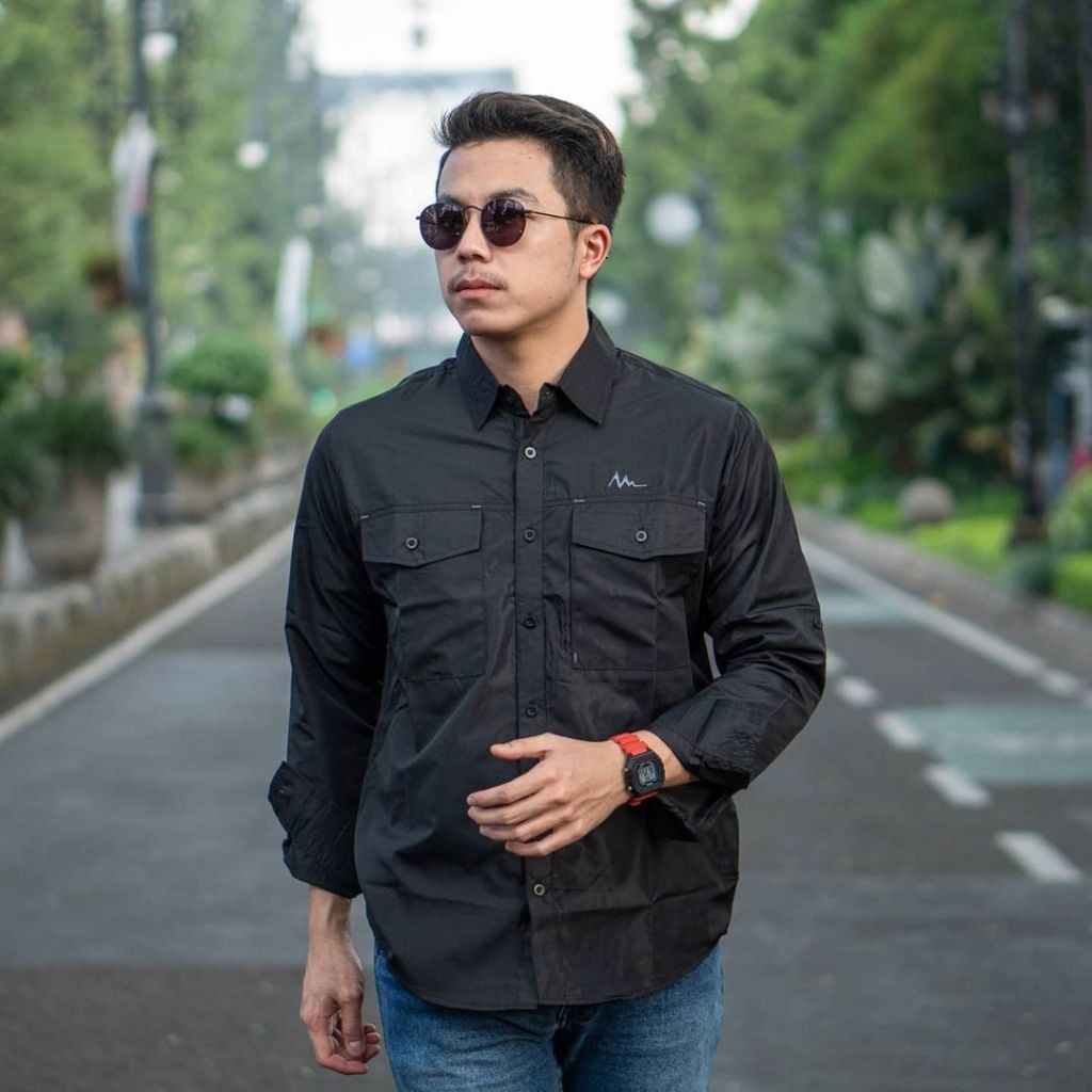 Kemeja outdoor - Kemeja Mountaingeer Kazak series - kemeja lapangan - kemeja outdoor - quickdry - sa