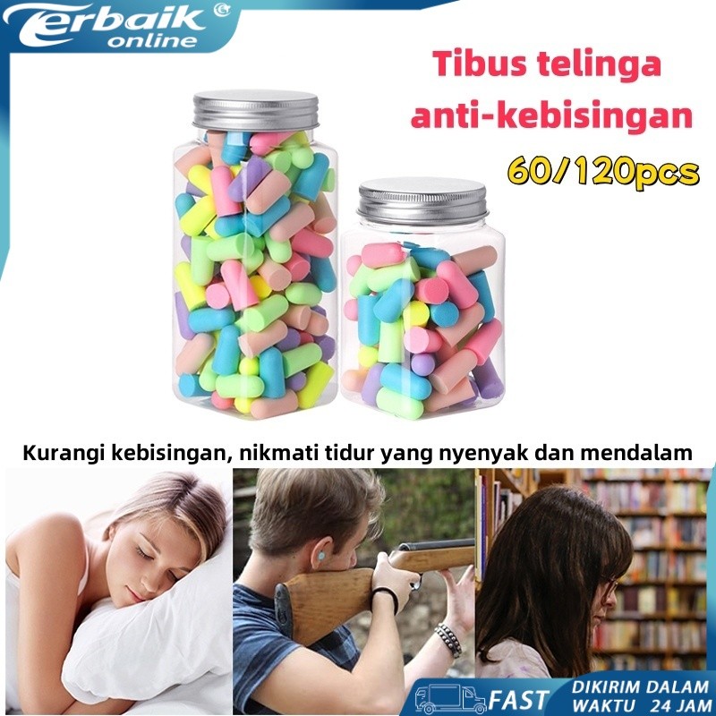 Penutup Telinga Alat Penutup Telinga Anti Bising Busa Earplug Ear Plug Earplugs Tidur Air Plug Telin
