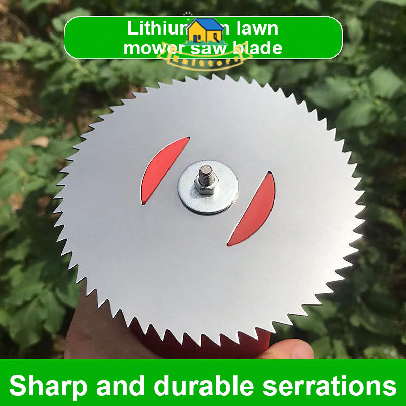 Mata Gergaji Pemotong Rumput Lithium Ion Mata Gergaji Bundar 60 Gigi Mata Gergaji Baja Tahan Karat K