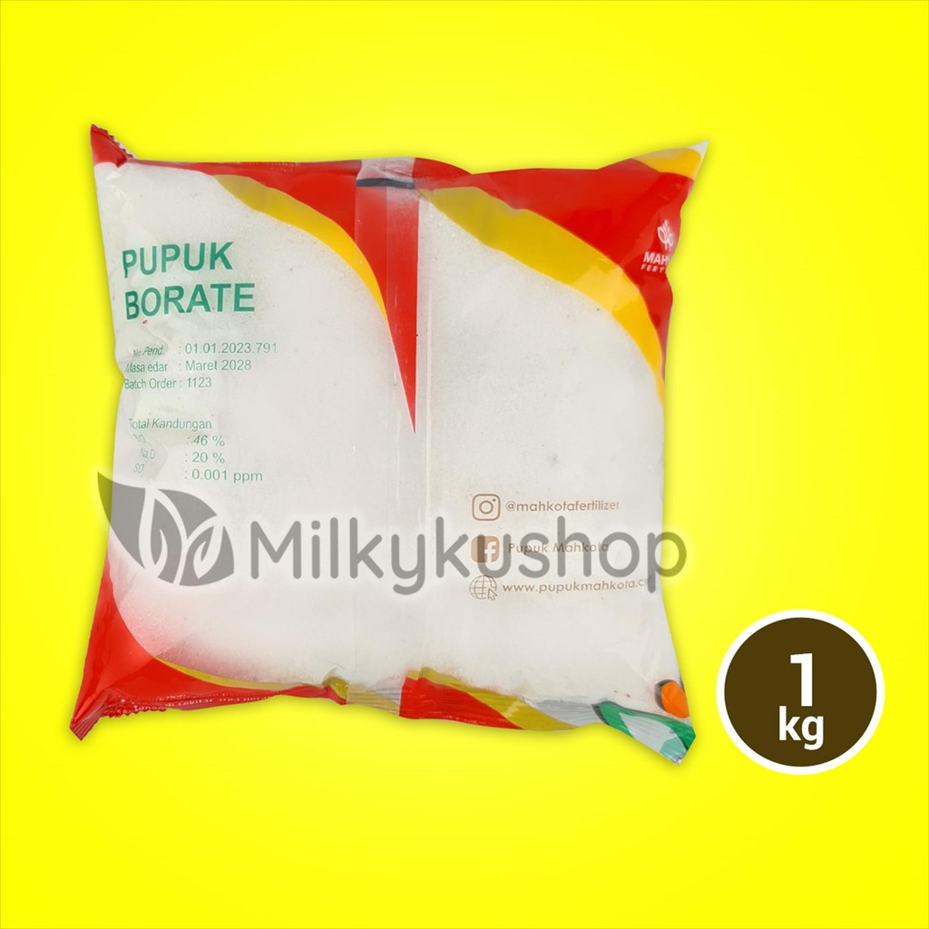 Pupuk Mahkota Borat Borate 1 Kg Kemasan Pabrik