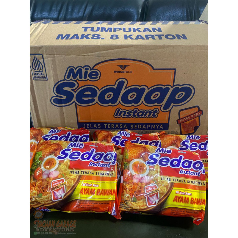 

mie sedaap goreng,ayam bawang,soto,kari spesial,MIX @1dus isi 40pcs