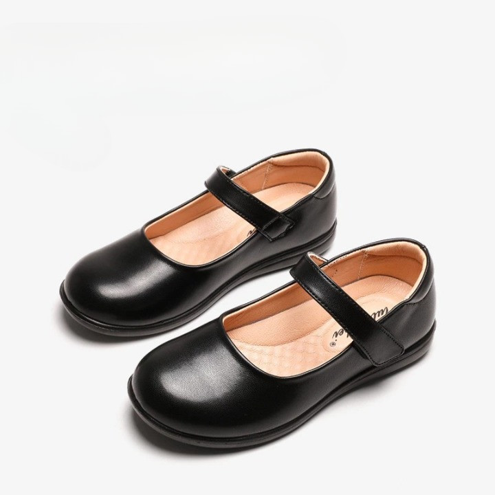 ( Kids ) ( SHO365 / SHO389 ) Sepatu shoes sekolah mary jane klasik classic anak perempuan - black hi