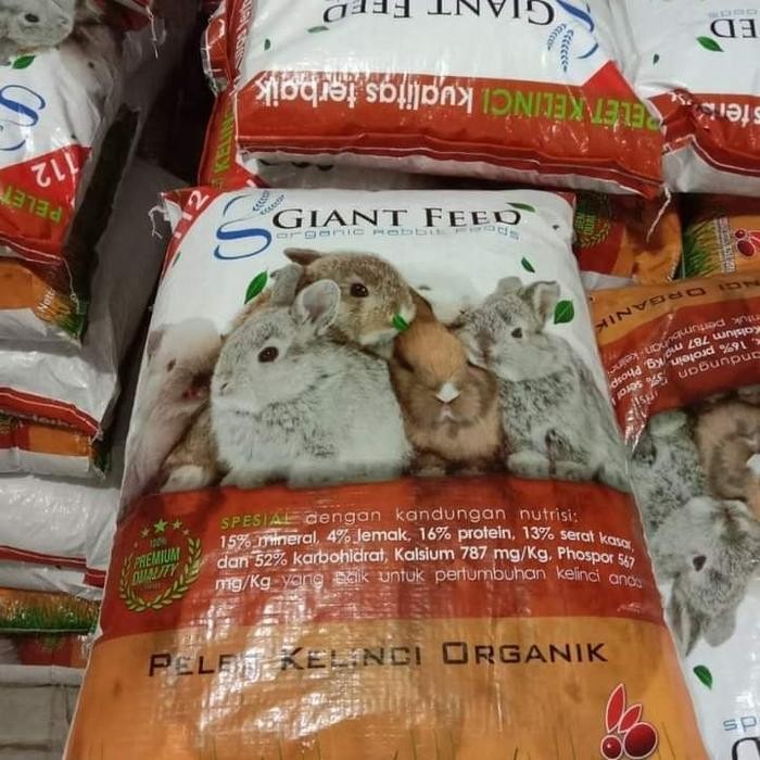 Pakan Kelinci Organik Giant Feed