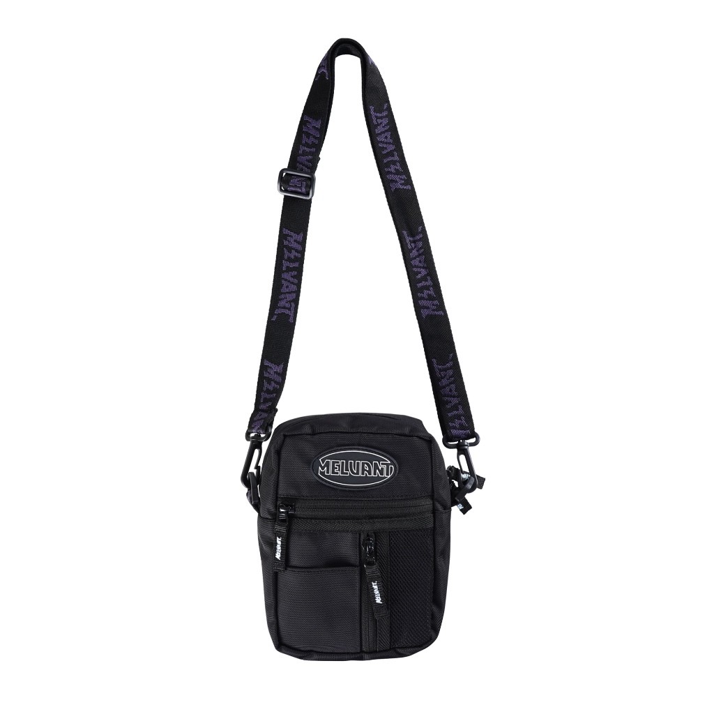 Melvant - MCSB Roja Black Compact Shoulder Bag | Tas Selempang Hitam Kecil Pria