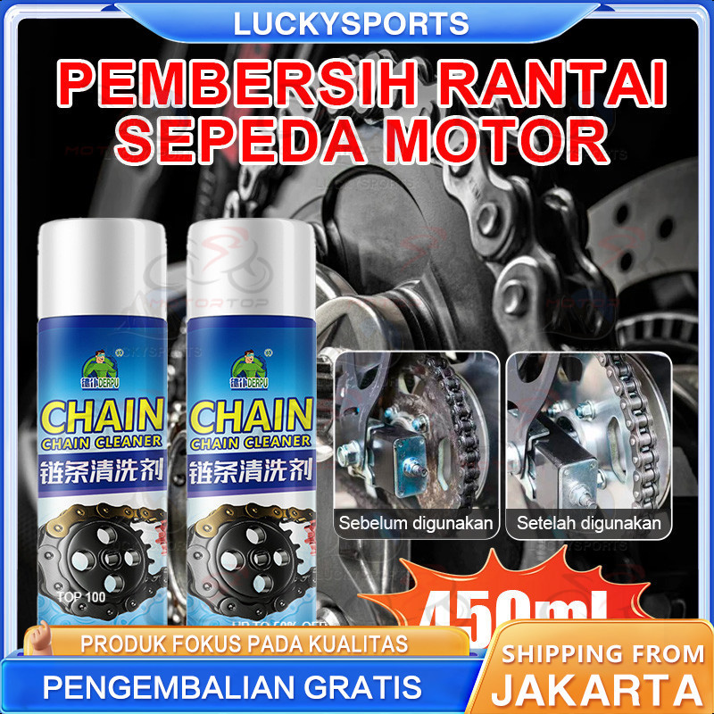 [COD]Pilihan Pembalap Profesional Chain Lube Pelumas Rantai Contact Cleaner Anti Karat Pembersih Ran