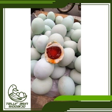 

Telur asin OMEGA/ Masir dan berminyak paket 4 butir ukuran AB