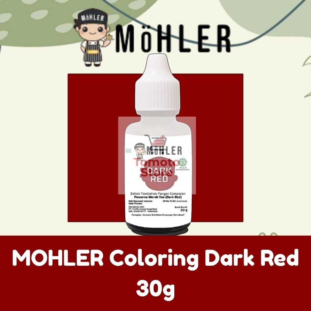 

✨ TOMOTOSTORE ✨ MOHLER Coloring Dark Red