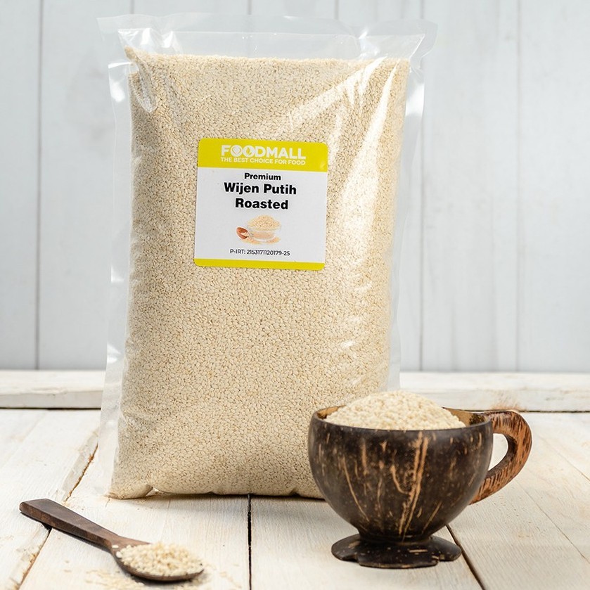 

Wijen Putih PANGGANG 1 KG/ ROASTED