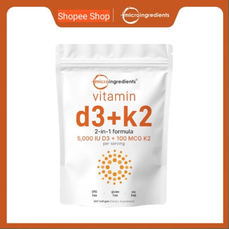 FlashSale MICRO INGREDIENTS MICROINGREDIENTS VITAMIN D3 K2 5000 IU MICROINGREDIENTS VITAMIN D3 5000 