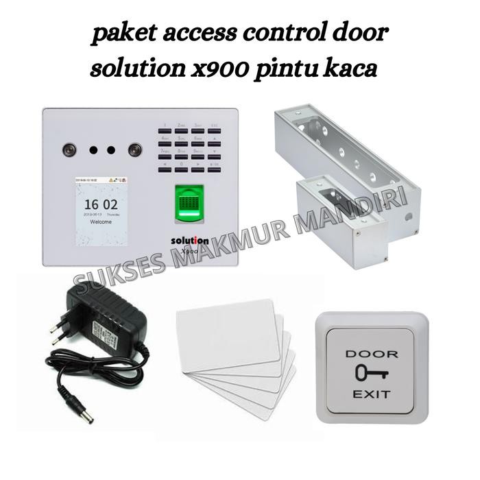 

paket akses pintu solution X900 untuk pintu kaca