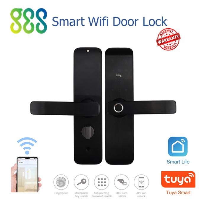

GES Smart Wifi Door Lock With Finger Print - Tuya Smart Life