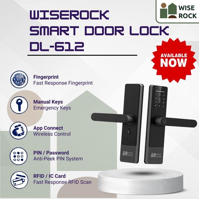 

Wise Rock Smart Door Lock - 612 Handle Lock