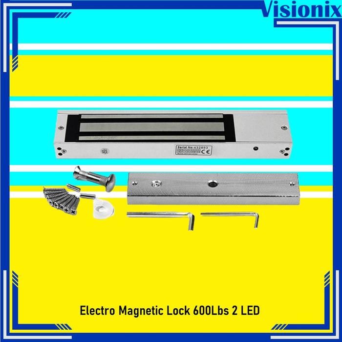 

Magnetic Lock 600 Lbs 5 Wire 2 LED - EM Lock EMLock - EM Lock