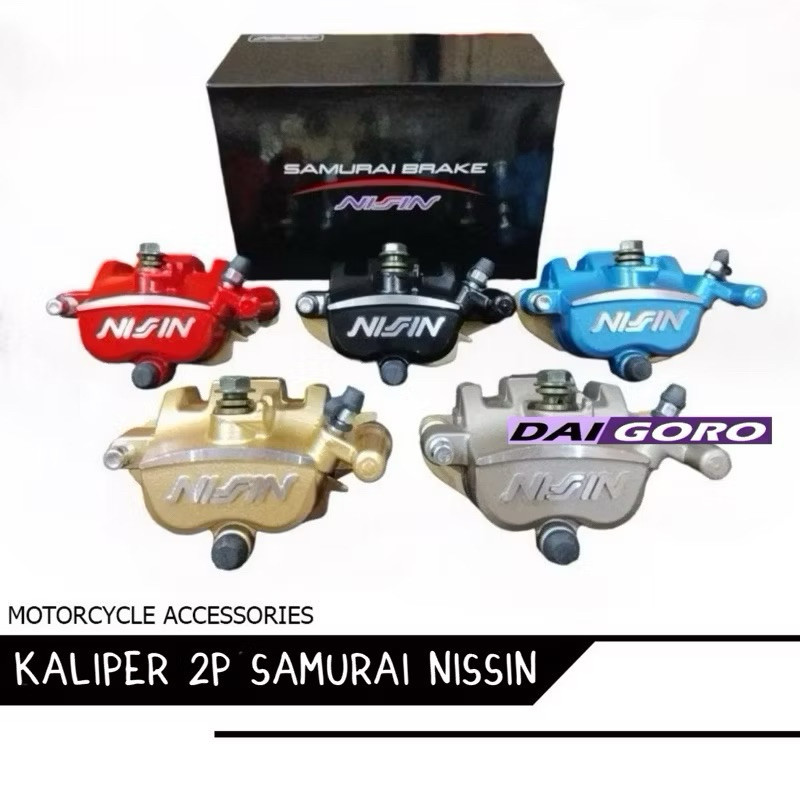 Kaliper 2 Piston Samurai Nissin Kaliper Brake 2 Piston Samurai Nissin Universal