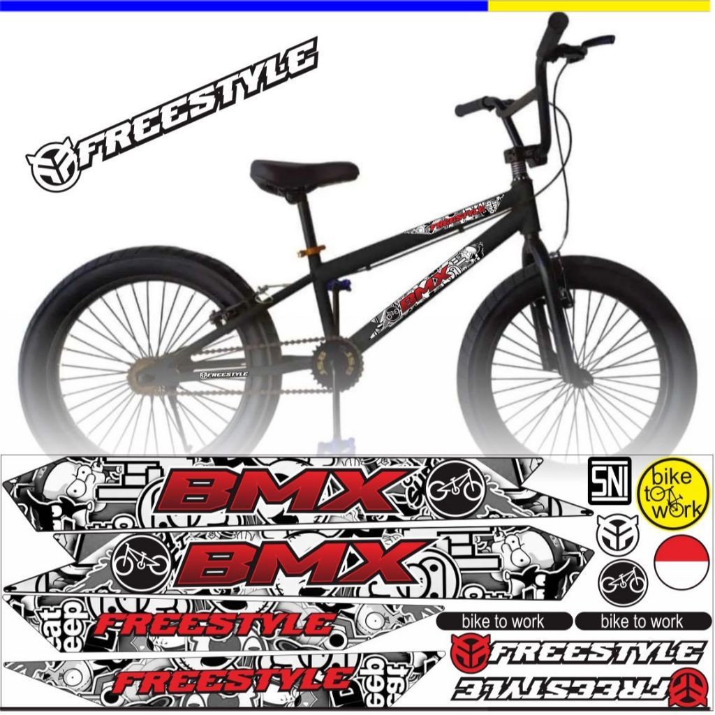 STRIPING SEPEDAH / STIKER BMX/ STRIPING SEPEDAH ALL NEW MOTIF BMX