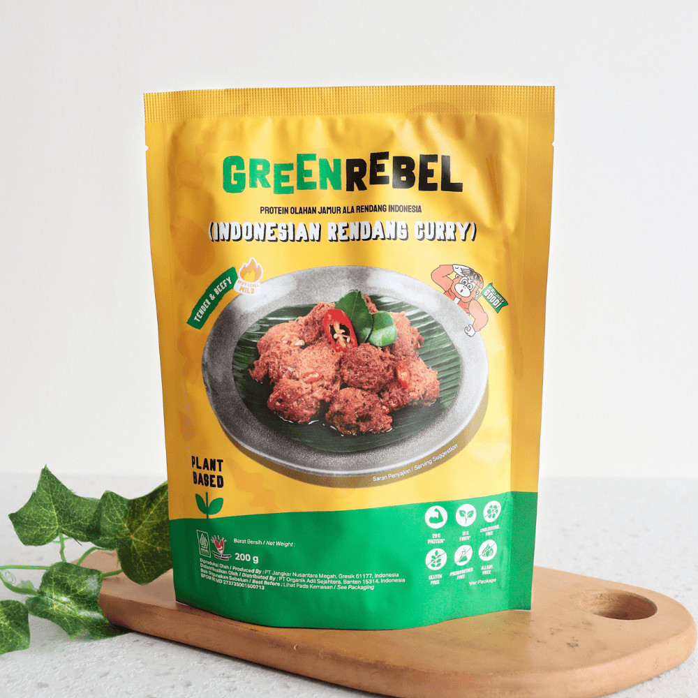

Heat & Eat Vegan Beefless Rendang Rendang Padang - Green Rebel