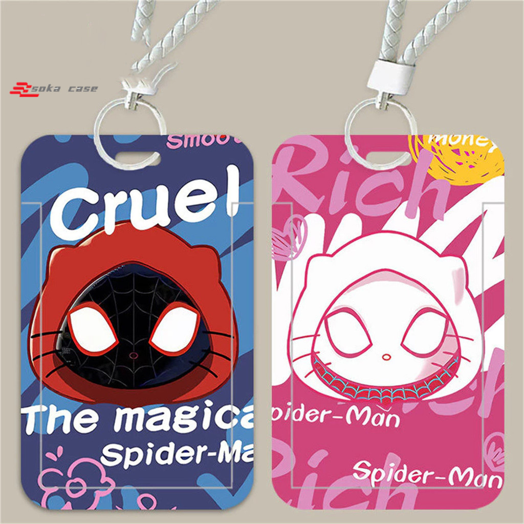 

Soka Case ID Card Holder Motif Kartun Spider Man Yang Trendi Topi Couple Pria Dan Wanita Korea | Tempat Pelindung Kartu Nama Photocard Sekolah Kantor Photocard Photo Card