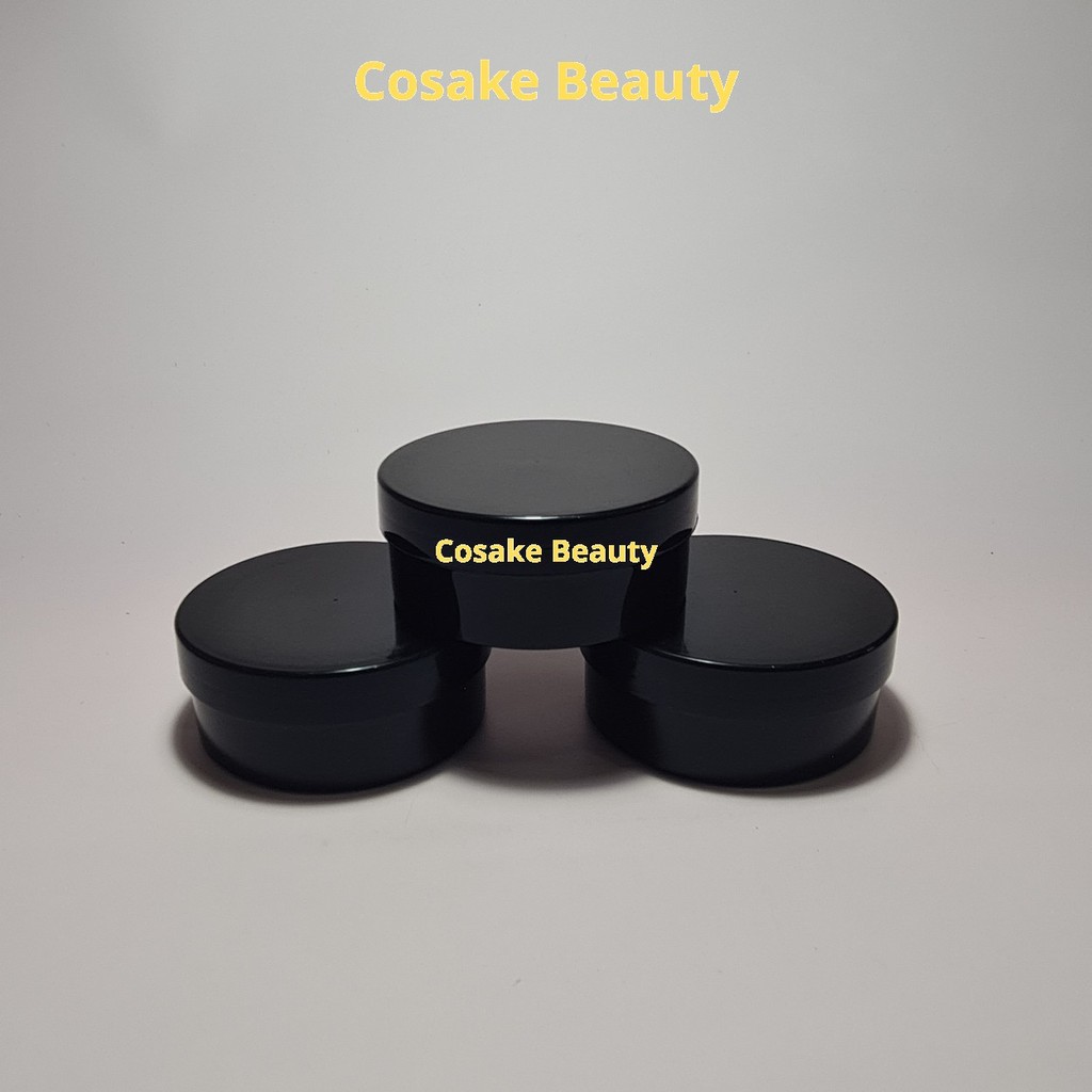 Pot Lulur Bali 250 Gr Hitam Series / Pot Lulur / Pot Plastik / Cosmetic / Pot / Lulur / Pot 250 Gr