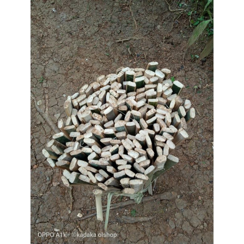 bambu ajir tanaman 150cm lebar 1-2 cm bambu ajir penyangga tanaman COD