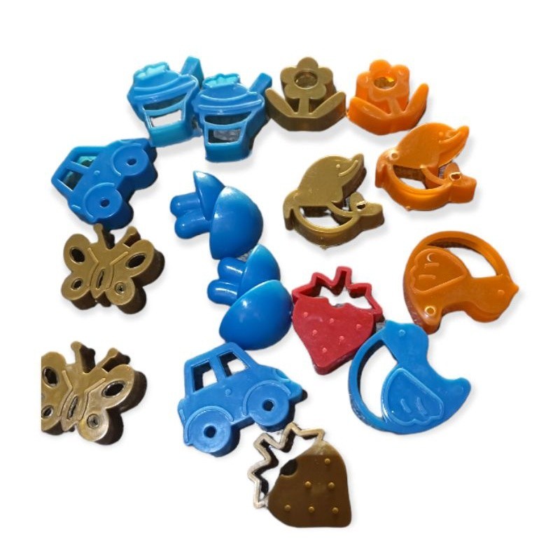 READYSTOCK - Media kreatifitas anak / Mainan Edukasi Anak Cetakan Plastisin Mainan Malem mainan anak