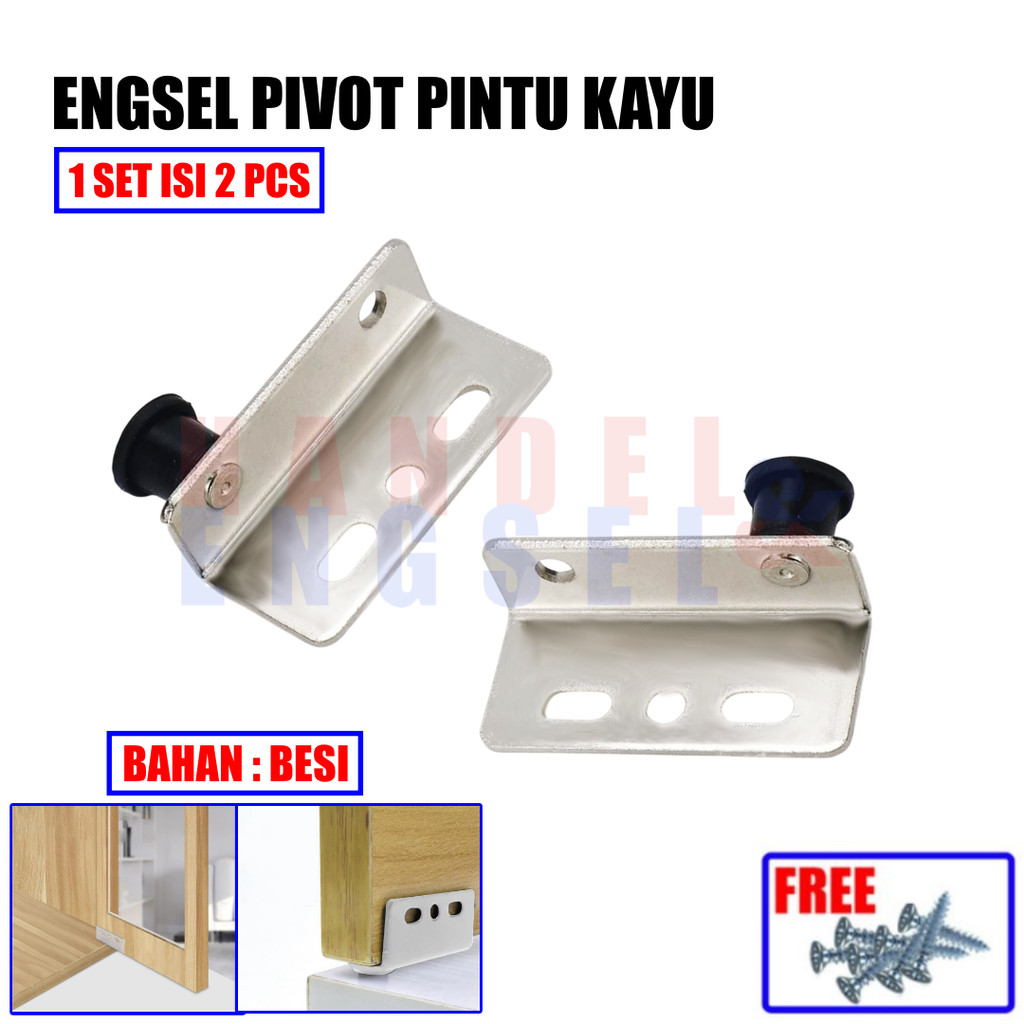 1 Set Engsel Pintu Pivot Lemari Kayu Pivot Hinge Mini 12mm