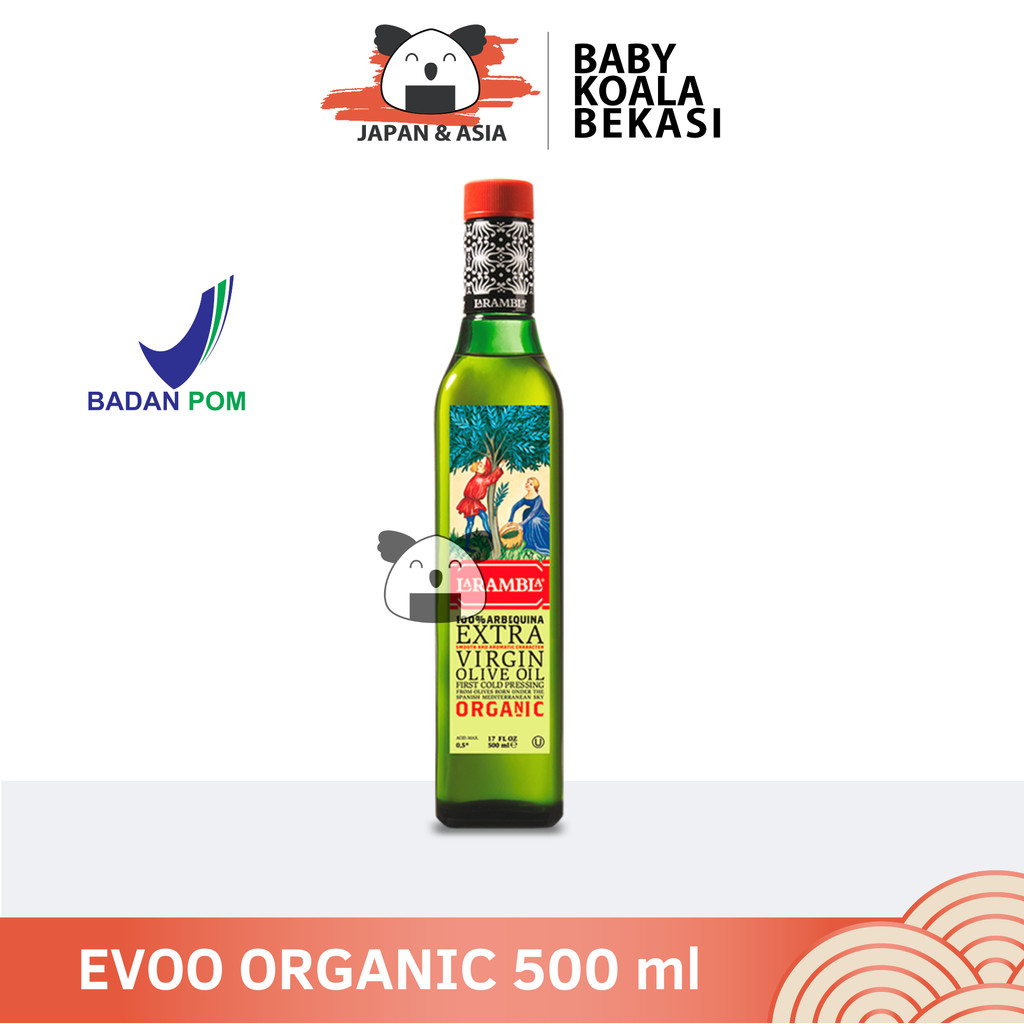 

La Rambla ORGANIC Extra Virgin Olive 500 ml | 100% Minyak Zaitun Organik Asli Spanyol - BKB