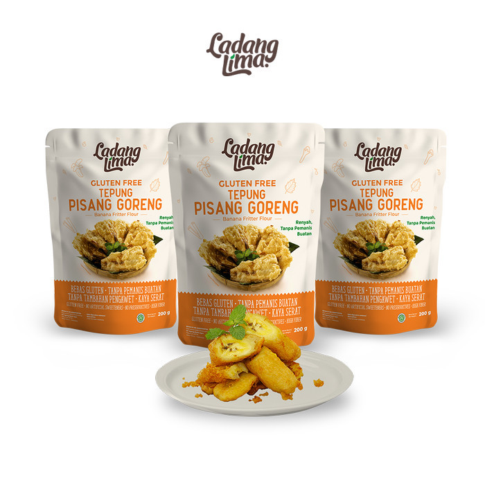 

3 pcs Tepung Pisang Goreng - Ladang Lima Gluten Free Healthy Flour
