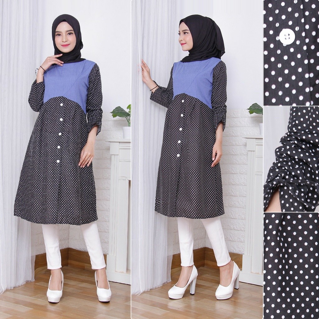 BSM- YX TUNIK FIMEILA-Tunik Milia Tunik Baju Muslim Remaja Murah | Setelan Wanita Terlaris | Outfit 