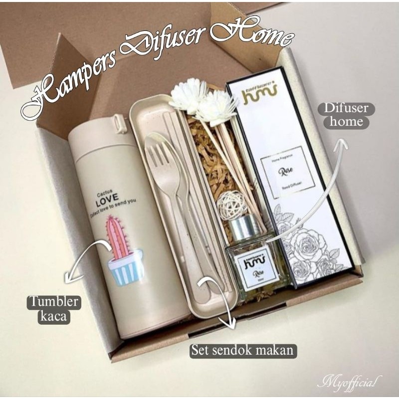 

Hampers Botol Minum Difuser Home Gitf Box Ulang Tahun Hampers Wedding Tahun baru /New Product 2025