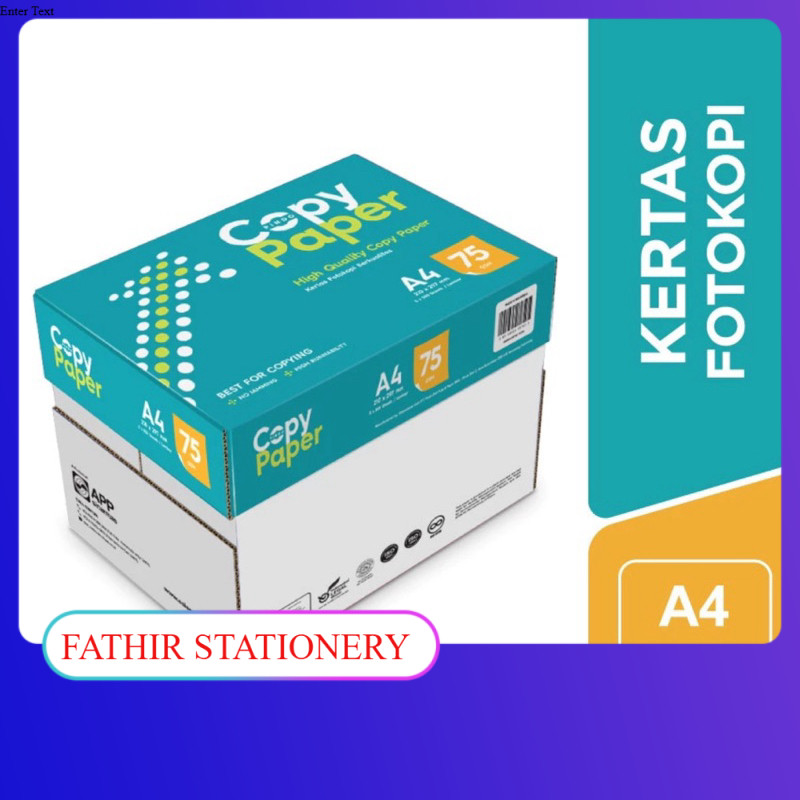 

Copy Paper Kertas Fotocopy A4 75 GSM ( 1 DUS )