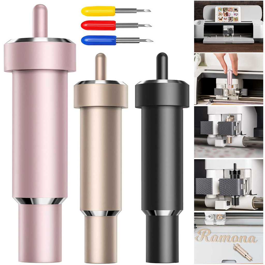 

Blades For Cricut Explore 3/Air 2/Air/One/ Cricut Maker 3/Maker Sturdy Housing 30/45/60Degree Plotter Blades For Cricut Cutting