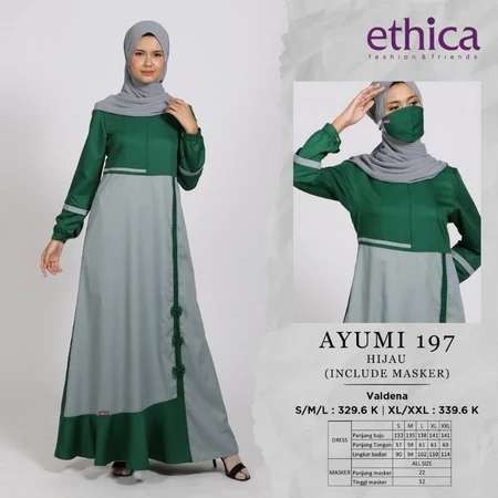 ETHICA GAMIS DEWASA AYUMI 197 HIJAU