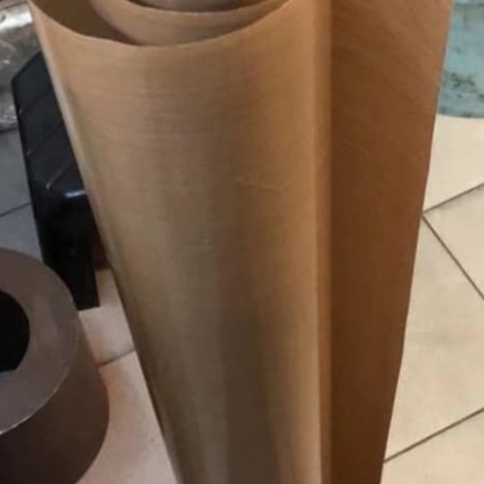 

kain tahan panas teflon rollan kain teplon anti panas 0.08 x 50 meter