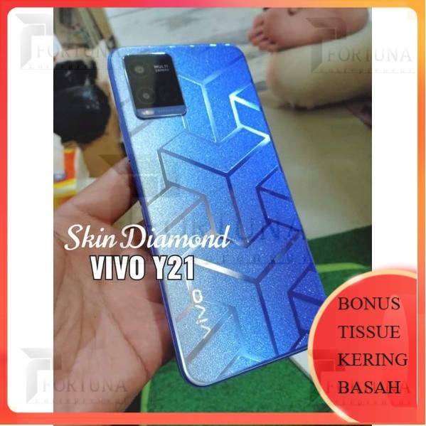 [ FORTUNA ] VIVO Y21/Y21S /Y21A  , SKIN Garskin Motif DIAMOND TRANFORMER Anti Jamur