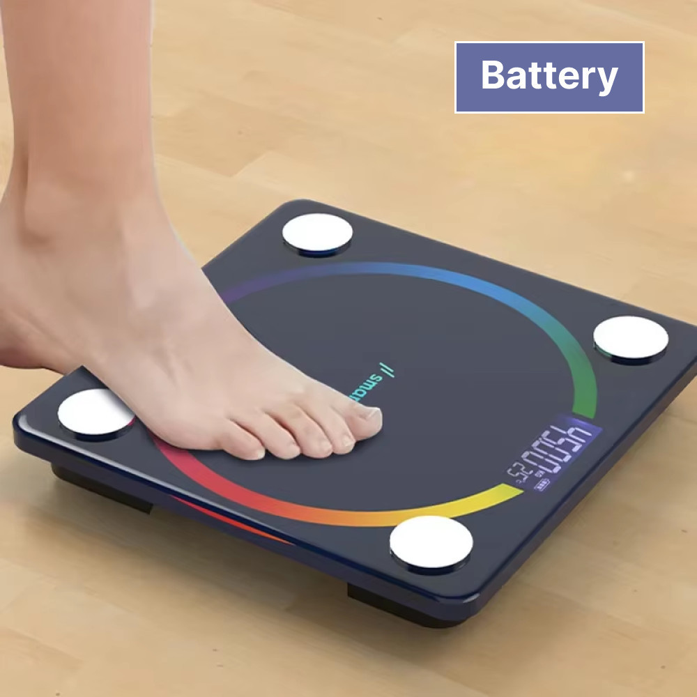 

- SMART Timbangan Badan Digital Scale Smart 180kg Battery - SM017 -