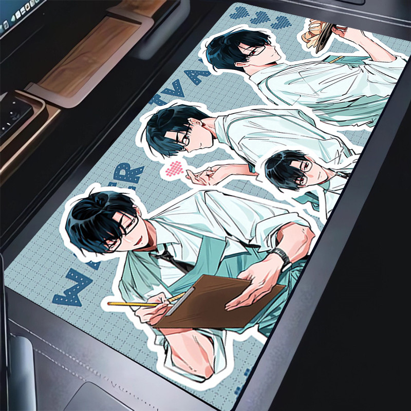 Mouse Pad Laptop 900x400 HD Print Anime Mousepad Alien Stage Mizi Till Ivan Extended Desk Mat PC Gam