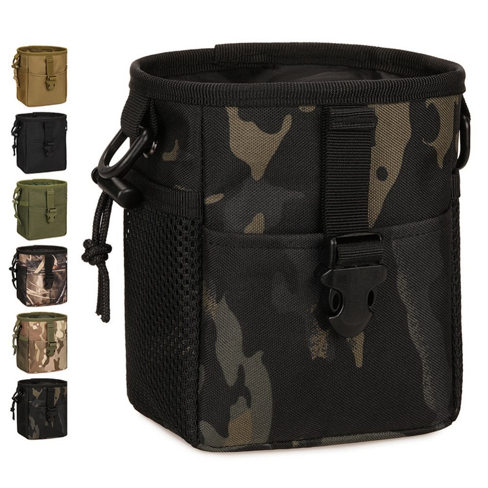 Hunting Tactical Magazine Dump Drop Pouch Recycle Waist Pack Ammo Bags Airsoft Accessories Bag Molle