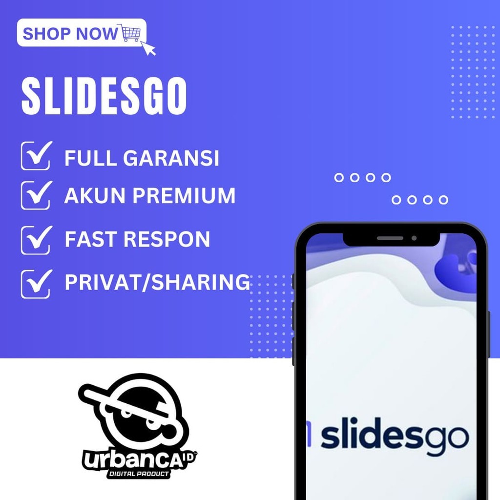 Akun SlidesGo Premium 1 Tahun Garansi Full