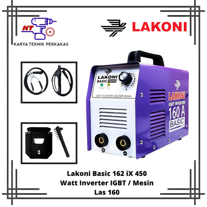 Lakoni Basic 162 iX 450 Watt Inverter IGBT / Mesin Las 160