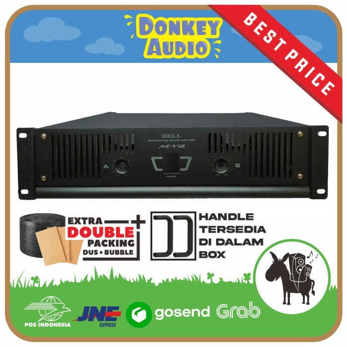 HD99 BOX MV8 MV 8 MV-8 POWER AMPLIFIER 3U BELL