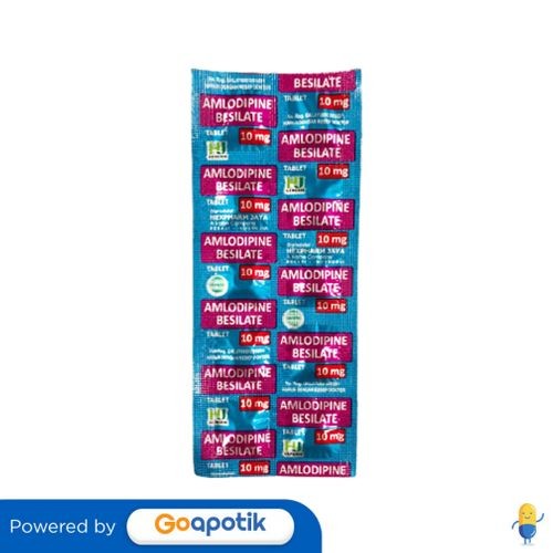 Amlodipine Besilate Hexpharm 10 Mg Strip 10 Tablet