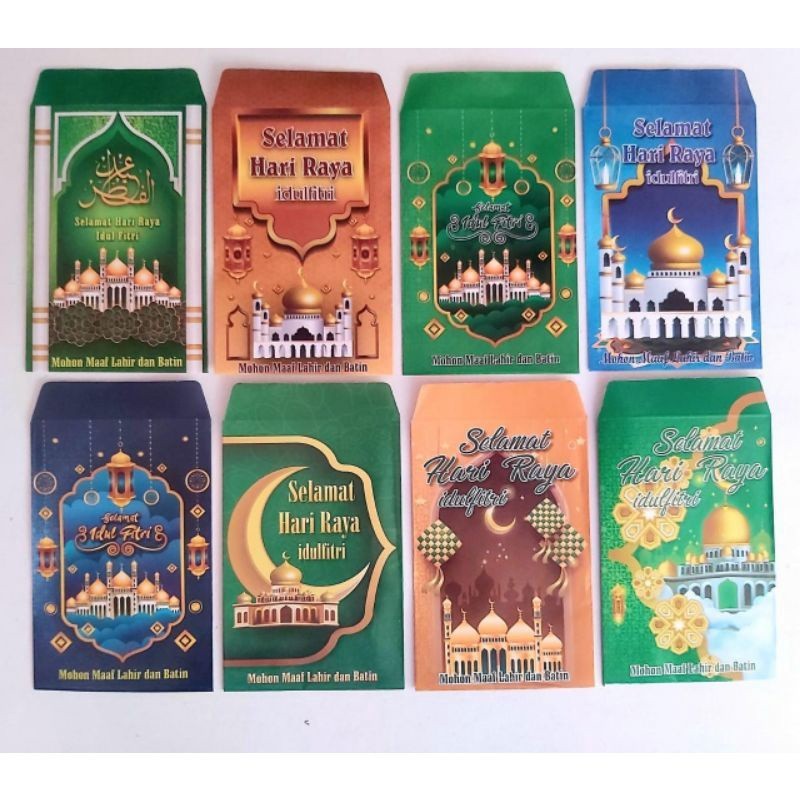 

amplop ampau lebaran karakter masjid10 lembar