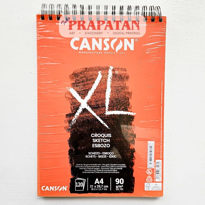

Canson XL Croquis Drawing Book A4 | Buku Gambar