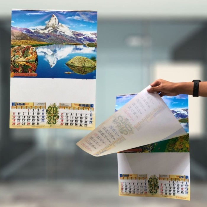 

Kalender Dinding Tahun 2025 Calender Catur Wulan Triwulan Edisilux & Standard TH25 - SHAB - KALENDER EDISI LUX