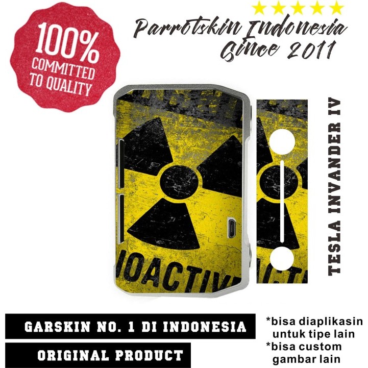 

Garskin Skin tesla Invander IV 4 Danger Radioactive