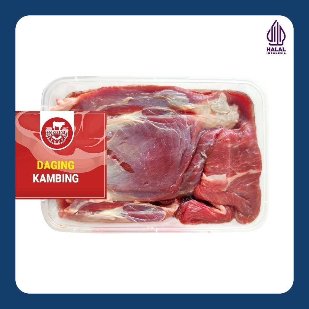 

Daging Kambing Tanpa Tulang 500gr - Brothermeatshop