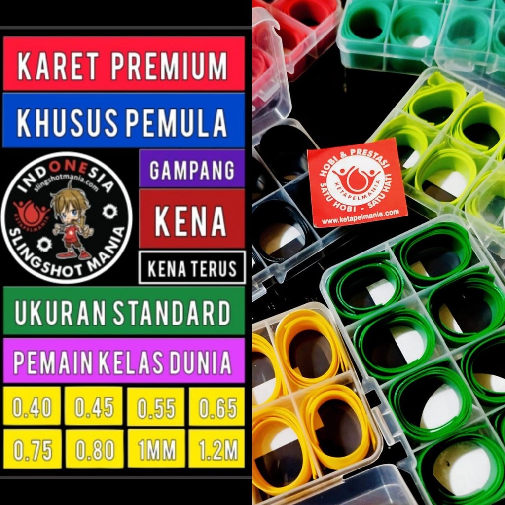 Karet KETAPEL Khusus PEMULA - SIAP PAKAI