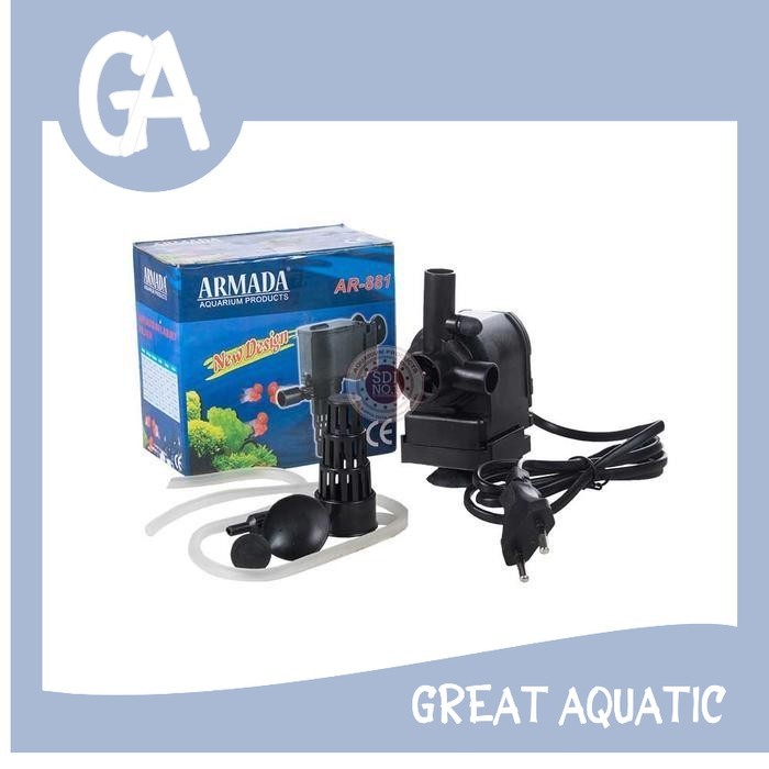 ARMADA AR881 AR 881 POMPA AIR POWER HEAD AQUARIUM POMPA KOLAM pompa celup