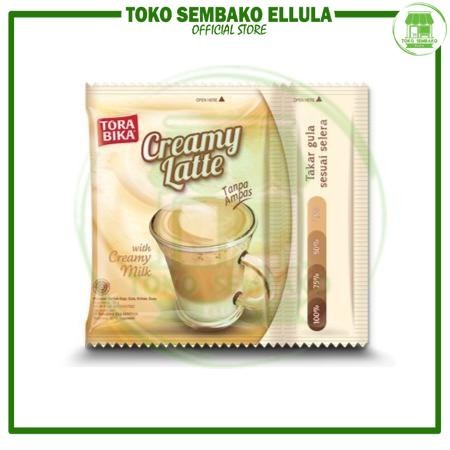 

Toko Sembako ELLULA - TORABIKA CREAMY LATTE PER 10PCS
