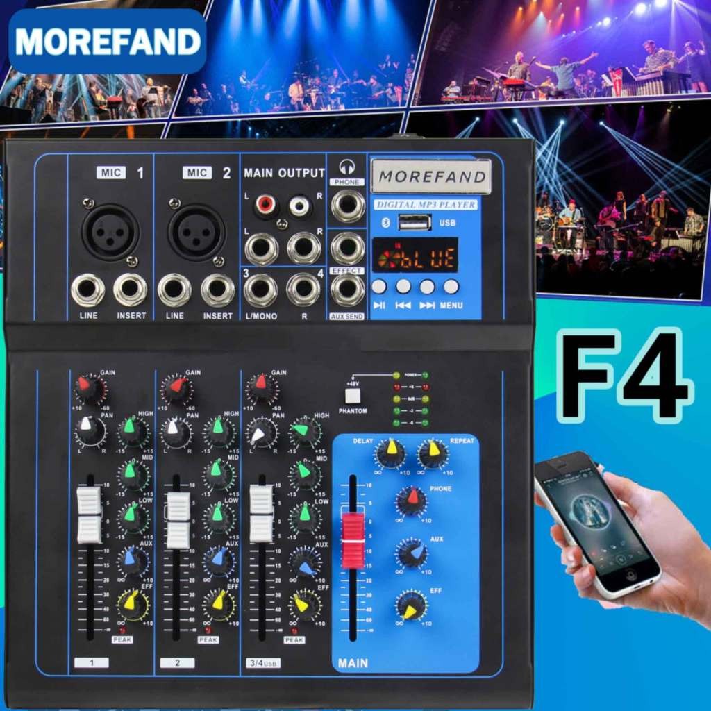 COD F4BT/F7BT mixer audio mixer professional Sound 7/4-channel EQ effect 16 DSP signal USB
